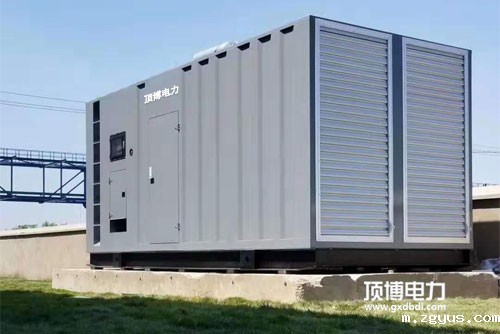 已安装成完的静音柴油发电机组