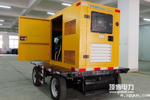 户外使用柴油发电机组,选移动式拖车(汽车)还是静音式?