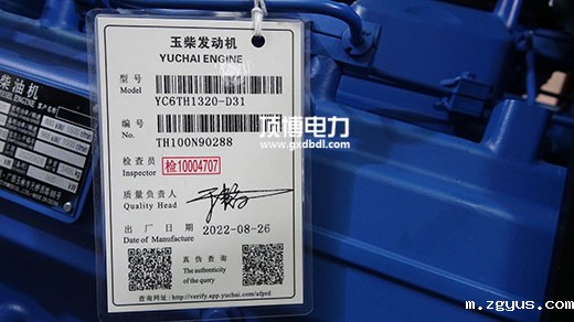 广西玉柴发电机组