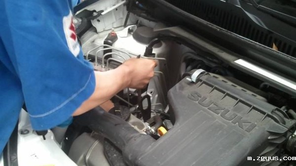 发动机皮带安装2