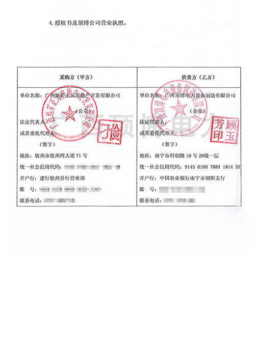 广西地矿正元房地产采购电力500kw里卡多柴油发电机组