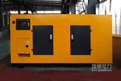 电力和柳城县公安局成功签约200KW柴油发电机静音箱