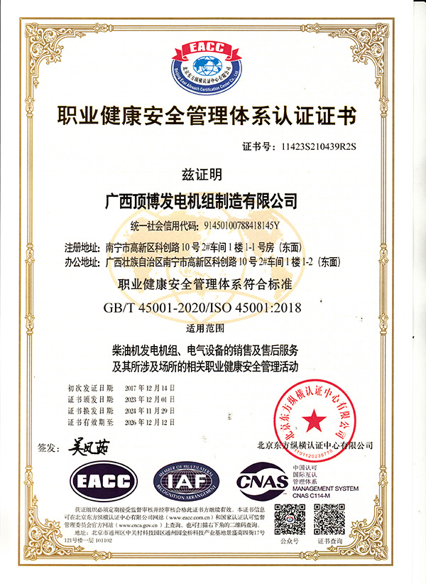 职业健康管理体系