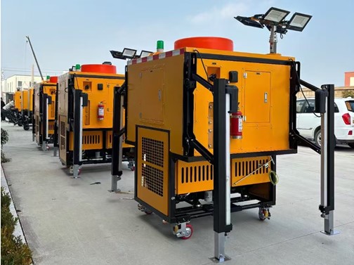 一台设备顶三台用！自卸式排水方舱用科技破解积水困局，成建筑行业黑科技