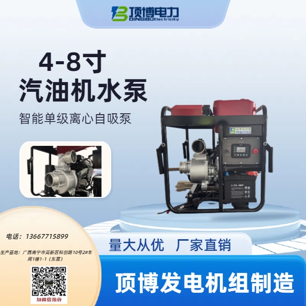 4-8寸汽油机水泵