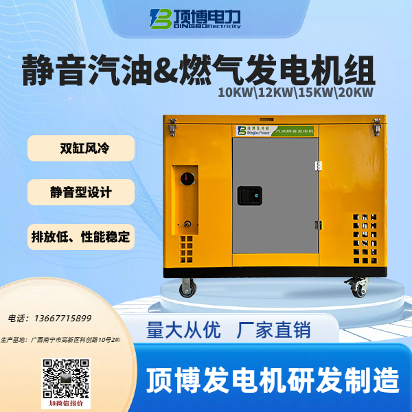 汽油天然气发电机组